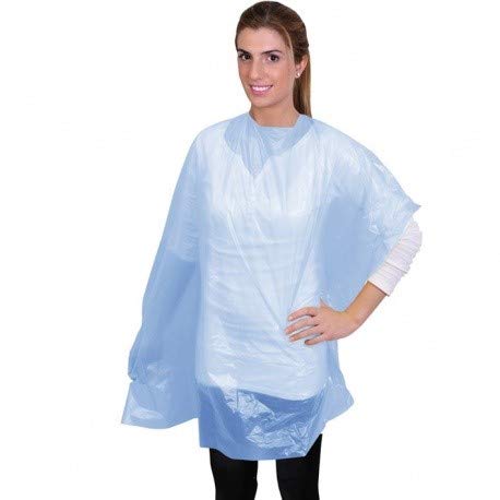 Strati monouso per coloranti in sacchetti da 50 pezzi per uso professionale (Blu)