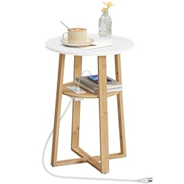 HOOBRO Round Side Table...