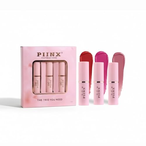 Image of Mini Lipstick Combo Pack Of 3 I Long Lasting 2 Matte & 1 Shiny Liquid Lipsticks | Travel Friendly Lip Stick Gift Pack | One Swipe Pigmentation | Multicolor Lipsticks I Transfer Proof I Highly Pigmented I Smudge Proof Lipstick I (CRIMSON BLOSSOM, Set of 3)