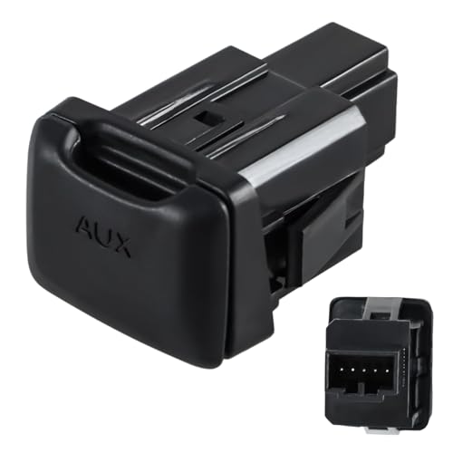 KPALAG Auxiliary Input Jack Repair Assembly Audio Stereo Adapter Input Jack Aux Port Compatible with Honda Civic 2006 2007 2008 2009 2010 2011 CR-V 2009 2010 2011 Replace#: 39112-SNA-A01