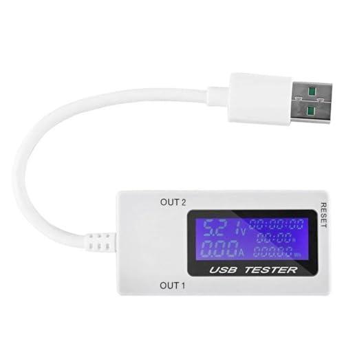 KWS-1705B Dual USB Current Voltage Tester USB Ammeter Charging Tester Monitor USB Ports Digital Display DC4-30V 0-5A 0-150W image 5