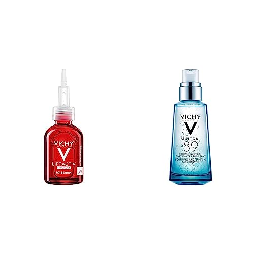 Serum B3 Anti-Manchas Oscuras y Anti-Arrugas Vichy Liftactiv Specialist 30 ml + Minéral 89 - Ácido Hialurónico en suero diario para rostro que...
