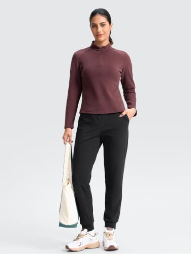 G Gradual Women's Fleece Lined Joggers Winter Warm Pants(Black,2XL) - image 7