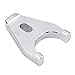 Distributor Clamp,Chrome Billet Aluminum Distributor Clamp Hold Down for Chev SBC BBC SB BB HEI Electronic