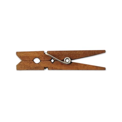 LWR CRAFTS Wooden Small Clothespins 1-7/8' 4.8cm...