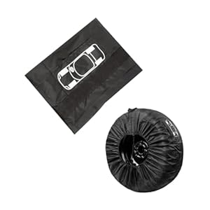 ERQIAO Auto-Ersatzreifenabdeckung mit Aufbewahrungstaschen