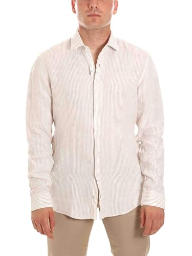 Calvin Klein CK Slim Lin Beige pantalon lin coupe slim homme été casual