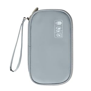 Travel Cable Organiser Bags,Small Electronics Accessories Bag,Holiday Essentials for Men Women,Travel Gadget Bag for Drive Hard Disk Cables Power Bank Earphone USB