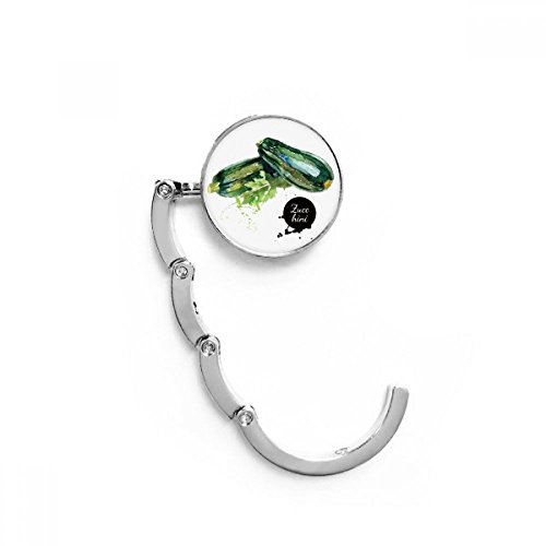 Porte pliable pour sac motif courgette légumes santé