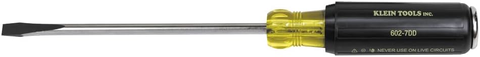 Klein Tools 602-7DD 7-Inch Demolition Screwdriver with 5/16-Inch Keystone,5/16 inch Keystone Tip, 7 inch Shank