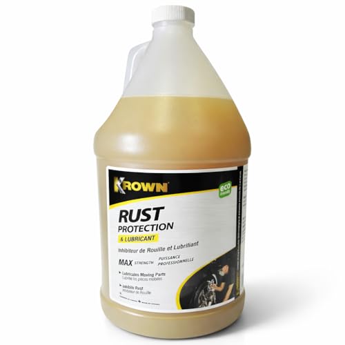 Krown, Rust Inhibitor, Rust Proofing, Anti-Rust Coating, Corrosion Protection, Automotive Undercoating, Truck & Car Rust Prevention, Self-Healing, No Solvents, Underbody Protection (1 Gallon)