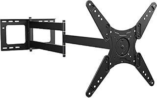 FORGING MOUNT Landscape to Portrait 109CM Long Reach TV Wall Bracket,Full Motion TV Mount Bracket with Articulating Arms,Swivels,Tilts,Rotation,Fits 26-60" TVs & Monitors,Holds 50kg,VESA 400x400mm