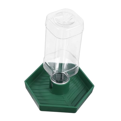 CVUTOVO 爬虫類用 自動給水器 コンパクト ウォーターディッシュ 緑色 小型 お手入れ簡単 リクガメやトカゲにな給水器