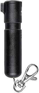 SABRE Mighty Discreet Pepper Spray, 16 Bursts, 12-Foot (4-Meter) Range, Ultra-Compact Design Is Easiest To Carry, 40 Percent Smaller Than Other Pepper Sprays, UV Marking Dye, Snap Clip, Key Chain