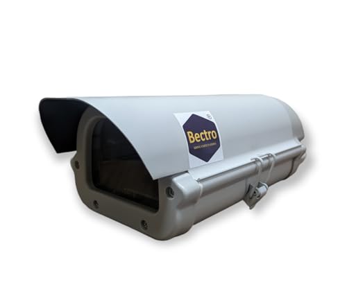 Image of CCTV Security Waterproof /Dustproof /Rainproof Bullet Camera Mounting Enclosure for Outdoor Purpose, Size - 8 inch, Iron-Metal Made, 7 Process Powder Coated with Side Locking System