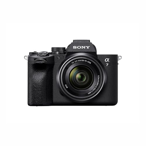 Image of Sony Alpha ILCE-7M4K Full-Frame Hybrid Camera 33MP Interchangeable-Lens Mirrorless Camera with 28-70mm Digital Zoom Lens | 4K 60P Video Recording | Real-Time Eye AF for Humans, Birds, Animals - Black