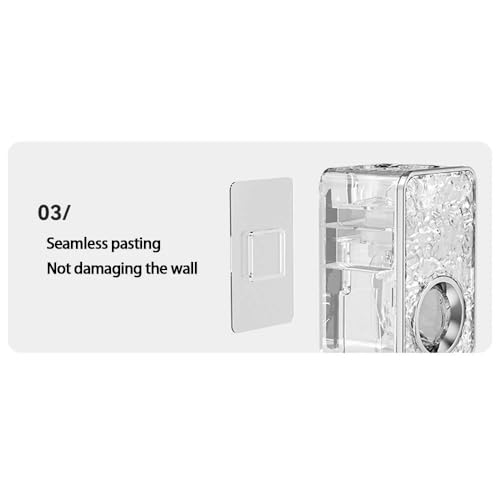 Image of Automatic Toothpaste Dispenser Premium Wall Mounted - Transparent ABS Plastic, No-Drill Adhesive Installation, Waterproof & Space-Saving Bathroom Organizer (Toothpast Dispenser)