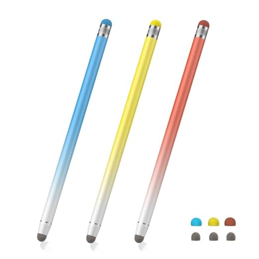 MoKo Stylus Pens 2 PCS for iPad Pencil, High Sensitivity & Fine Point Universal Writing Drawing Capacitive Pen for iPhone/iPad Pro/Mini/Air/Galaxy/Kindle/Android/Surface/Other Touch Screens, Black