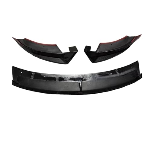 Diffuseur de lèvre de pare-chocs avant Tesla Model 3 2024 look carbone élégant