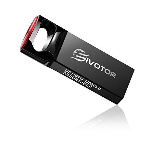 USB Flash Drive 128GB, EIVOTOR Memory Stick USB3.0 Flash Drive Mini Memory Stick Waterproof USB Stick Pendrive Data Traveler Gift for School Office Car PC Kids