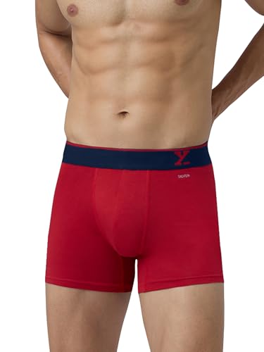 Image of XYXX Men's Super Combed Cotton Trunks| Regular Fit, Odour-Free, Anti-Roll No-Marks Waistband Underwear for Man