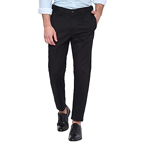 Image of blackberrys Black Coloured Mens Trousers (Size: 40)-EK-Earl # Black