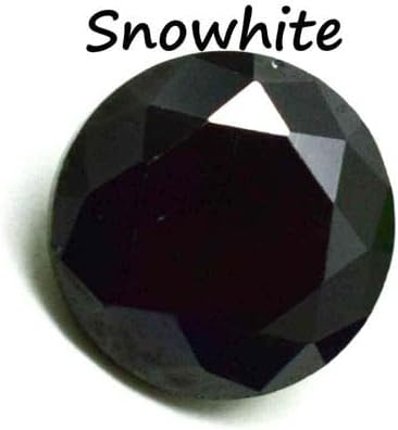 4 Ct Natural Round Cut Black Diamond Loose Gemstone for Jewellery Making - 8 × 8 × 5 MM