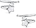 MVCOLEDY 925 Sterling Silver Star Earrings for Women Teen Girls Fashion Wrap Earrings