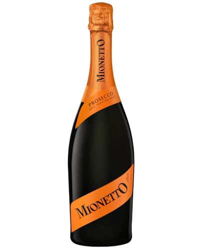 MIONETTO Prosecco Spumante DOC Treviso Brut (1x0,75l) Prickelnder Schaumwein aus Italien, trocken, fruchtig und frisch - Ideal als Aperitif und zu Antipasti