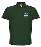 Ukraine Украина Українa Logo Grün bestickte Polohemd Poloshirt Polo Geschenkidee -269 -Grün
