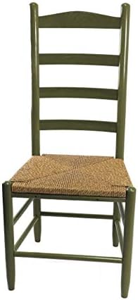 Dixie Seating Penrose Wood Ladderback Dining Chair No. 12W Olive