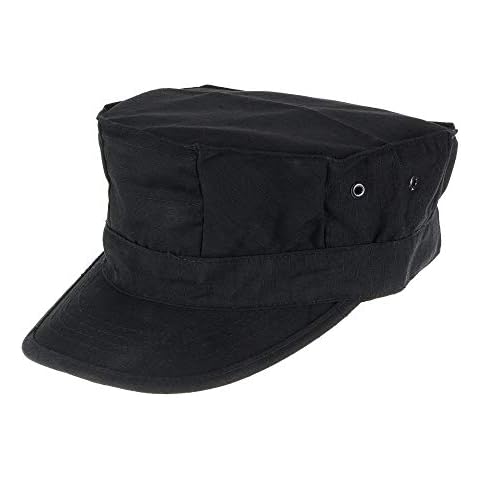 Kayheng Camouflage Men's Military Hat Washed Cotton Cadet Military Cap UV Protection Sunscreen Light Breathable Cap Cover