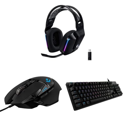 Image of Logitech G 733 Lightspeed Wireless Headphones Gaming Headset with Suspension Over Ear Headband, LIGHTSYNC RGB, B,Brown