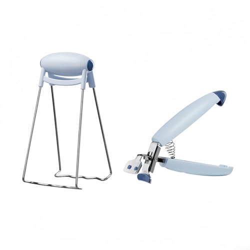 Lot de 2 poignées résistantes à la chaleur avec clips antidérapants pour une manipulation sûre des plaques chaudes et des casseroles pour micro-ondes, four, grilles, friteuses à air et cuisinières