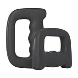 Pegciuho 2er Set Kurzhanteln, Ergonomisch Geformt, für Arme, Brust, Rücken Und Schultern, Geeignet für Damen, Herren, Mädchen, Büro Und Spaziergänge, Schwarz 1 Kg