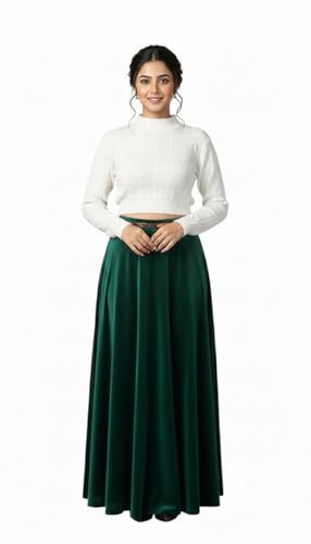Image of Winter Woolen Blouse for Women | Stretchable Winter Wear Full Sleeve Round Neck Pullover | Geometry Knitted Design | Free Size Up to 38 Bust Thermal Wool Blouse White