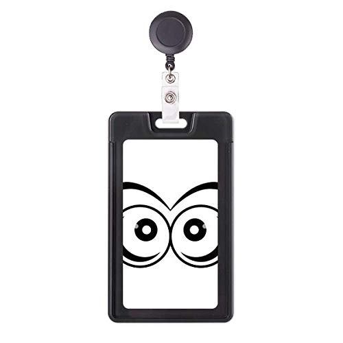 Badge enrouleur motif œil rétro idéal pour infirmières et bureau
