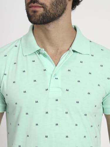Image of Men Cotton Half Sleeves Regular FIT Polo T-Shirt
