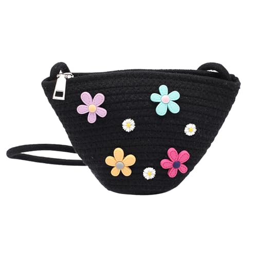Sac de voyage de vacances à la plage, grand sac à bandoulière léger en coton fleuri