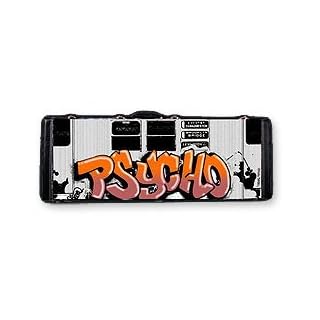 Postal Monkey Fly case pour guitare électrique Graffiti Noir - Les Beatles, Paul McCartney, John Lennon, RIngo Starr, George Harrison