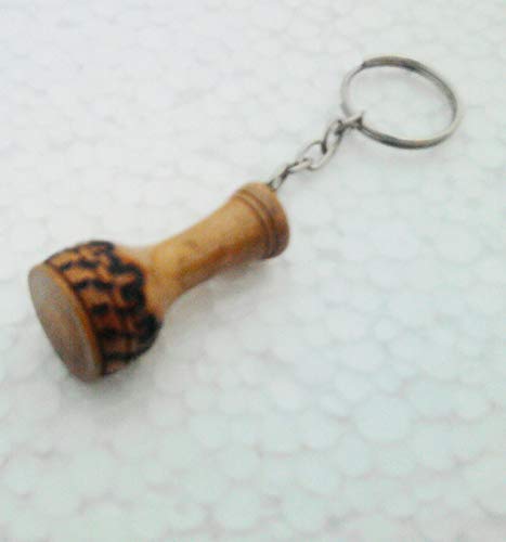 Wooden Keychain Darbuka Doumbek Tabla Anahtarlik