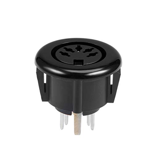 uxcell conector S-video 5 pines hembra PCB 5 piezas miniatura 3