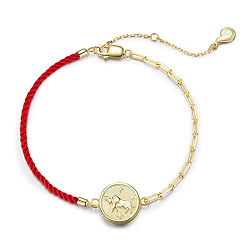 Chaîne à breloques anti-allergie bracelet corde rouge robuste