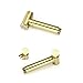 JKSVTF Brass Brushed Gold Bidet hot and Cold Water Set Toilet Spray Ass Flusher Nozzle Set, Hand Blender Valve Jet Pres Set Shower Head with Pressure,A (B)