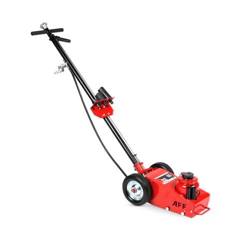 Image of AFF 22 Ton Axle Jack - Single Stage Air Assist Hydraulic Truck Jack with 3 Piece Extension Kit