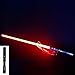 Lightsaber Guerre Stellari con Spada Bacchette con Spada Lama con Spada Spada a Luce variabile RGB con Effetto sonoro Spada di Guerre stellari con Effetti sonori (Manico nero a luce rossa)