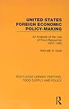  United States Foreign Economic Policy-making: An Analysis of the Use of Food Resources 1972-1980 (Routledge Library Editions: Food Supply and Policy)