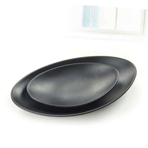 Set de 2 Platos de Sushi de Melamina Negra miniatura 6