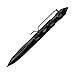 UZI Tactical Pen (UZI-TACPEN2-BK) Aircraft Aluminum Multi-Tool Self Survival Gear, Glassbreaker, Real Ballpoint, Military & Police EDC - Great Gift Pen for Men - Black