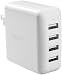 AmazonBasics 40W 4-Port Multi USB Wall Charger, White